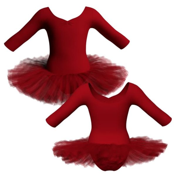 tutu danza maniche 3 4 tuq45211