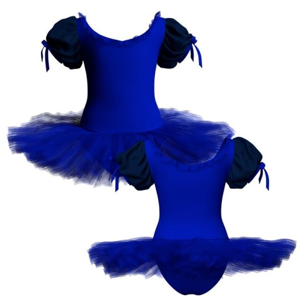 tutu danza maniche a palloncino con inserto tuq250422