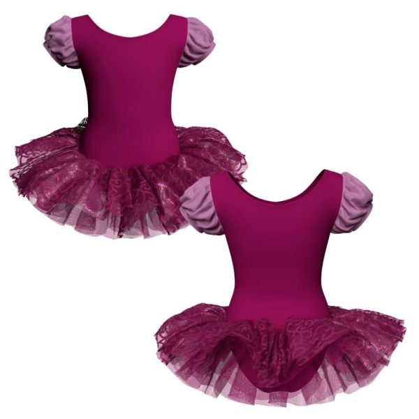 tutu danza maniche a palloncino tua3001