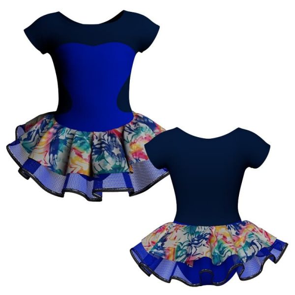 tutu danza maniche aletta con copritulle fantasy tuc100156