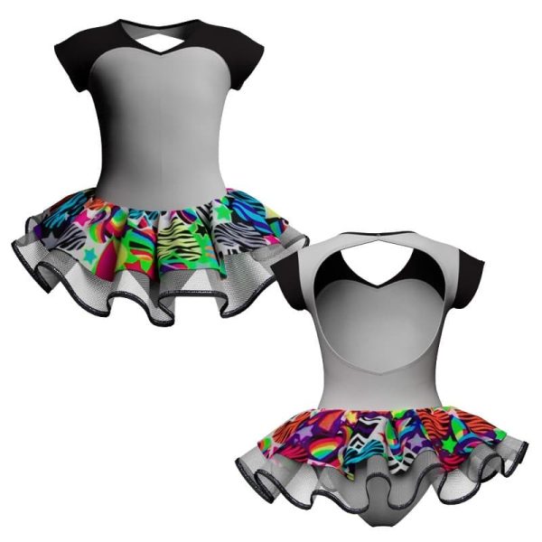 tutu danza maniche aletta con copritulle fantasy tuc126ss56 copia