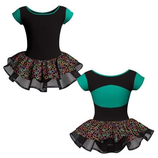 tutu danza maniche aletta con copritulle fantasy tuc211t1