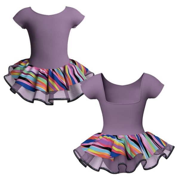 tutu danza maniche aletta con copritulle fantasy tuc23156