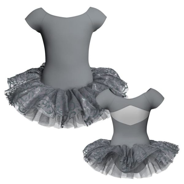 tutu danza maniche aletta con copritulle tua240123