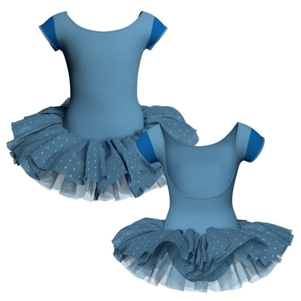 tutu danza maniche aletta con copritulle tua414t34