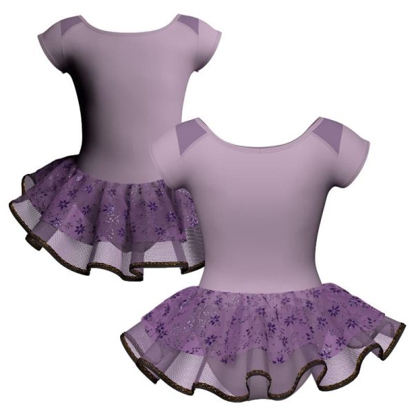 tutu danza maniche aletta con inserto sk1001lcs100488