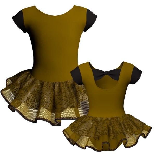 tutu danza maniche aletta con inserto sk1001lcs210t222