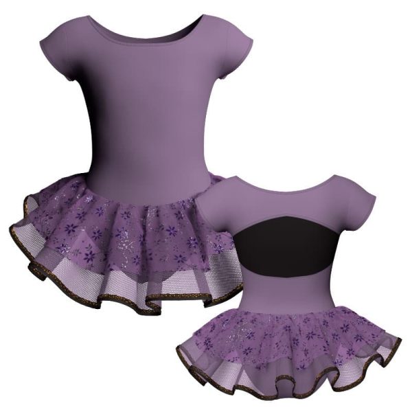 tutu danza maniche aletta con inserto sk1001lcs211991