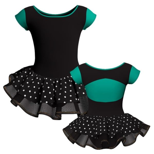 tutu danza maniche aletta con inserto sk1001lcs211t11