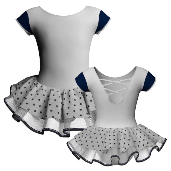 tutu danza maniche aletta con inserto sk1001lcs216t44