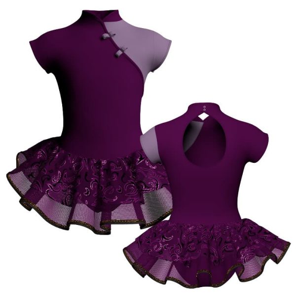 tutu danza maniche aletta con inserto sk1001lcs2506