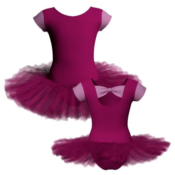 tutu danza maniche aletta con inserto tuq210t