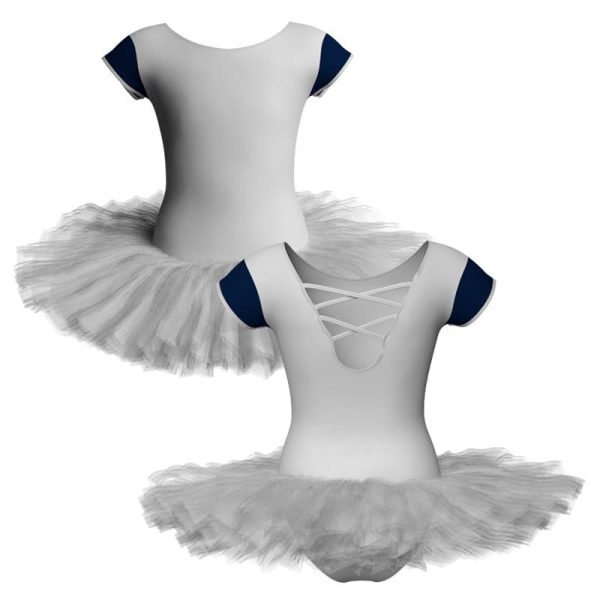 tutu danza maniche aletta con inserto tuq216t