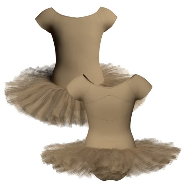 tutu danza maniche aletta con inserto tuq24011