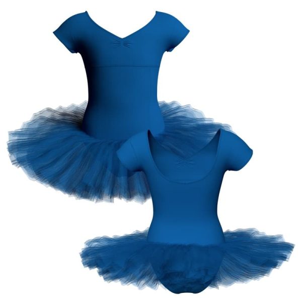 tutu danza maniche aletta con inserto tuq50122