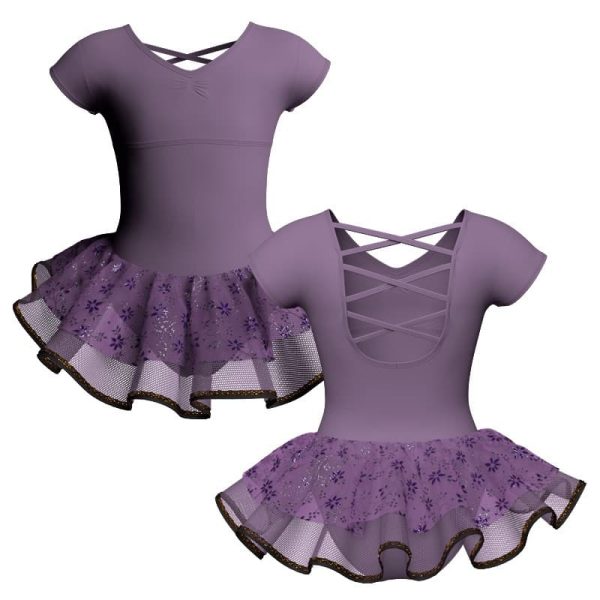 tutu danza maniche aletta con intreccio dietro sk1001lcs300866