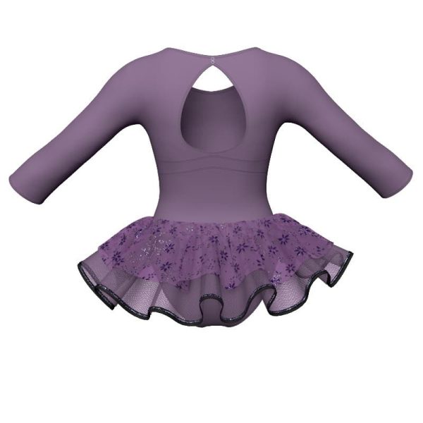 tutu danza maniche lunghe con inserto sk1001lcs10212