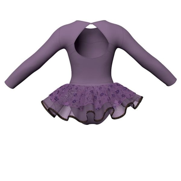 tutu danza maniche lunghe con inserto sk1001lcs11056