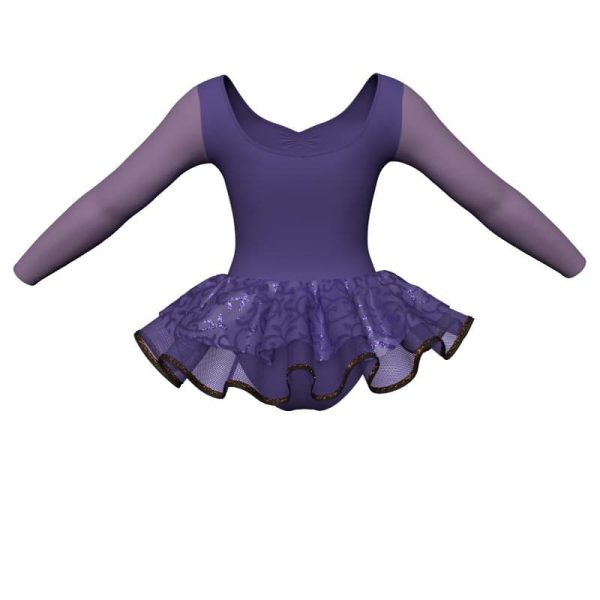 tutu danza maniche lunghe con inserto sk1001lcs3004t98