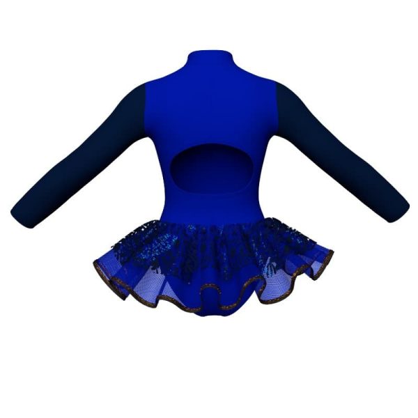 tutu danza maniche lunghe con inserto sk1001lcs3095t456