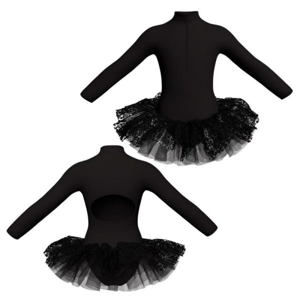 tutu danza maniche lunghe con zip tua3095