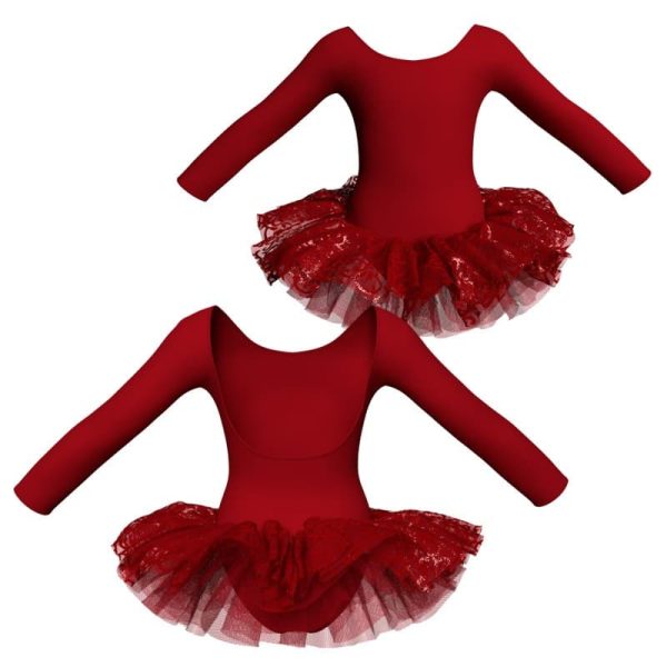 tutu danza maniche lunghe tua41123