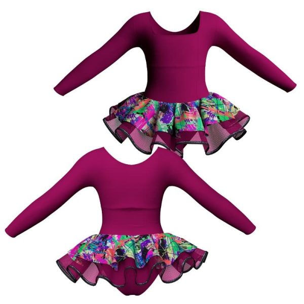 tutu danza maniche lunghe tuc2537