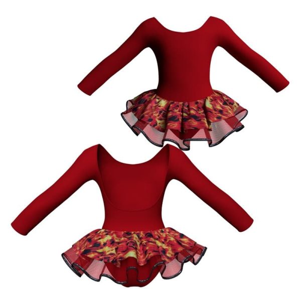 tutu danza maniche lunghe tuc411