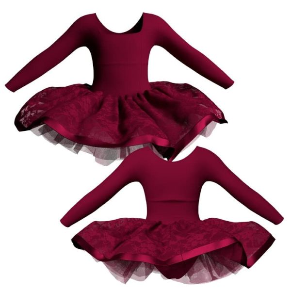 tutu danza maniche lunghe tui2537