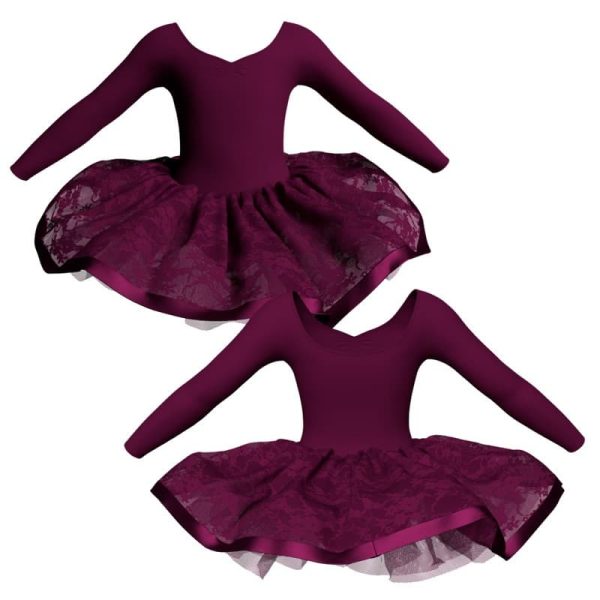 tutu danza maniche lunghe tui3004