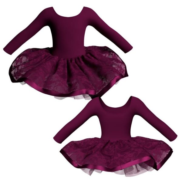 tutu danza maniche lunghe tui405