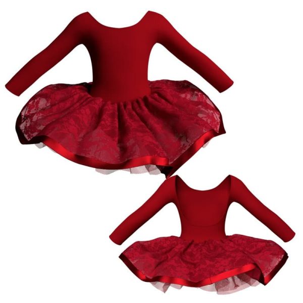 tutu danza maniche lunghe tui411