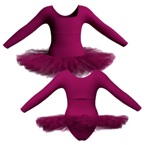 tutu danza maniche lunghe tuq2537