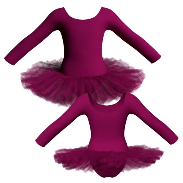 tutu danza maniche lunghe tuq405