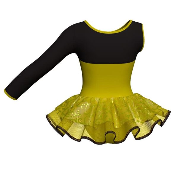 tutu danza monospalla con inserto sk1001lcs1019sst22