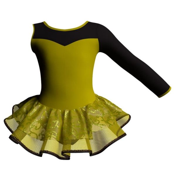 tutu danza monospalla con inserto sk1001lcs1019sst88