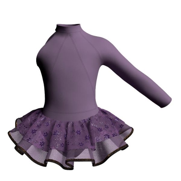 tutu danza monospalla con inserto sk1001lcs119sst123