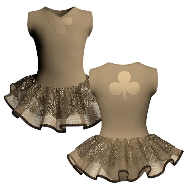 tutu danza senza manica con inserto sk1001lcs112999