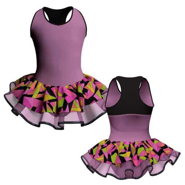 tutu danza senza maniche con copritulle fantasy tuc23711 copia