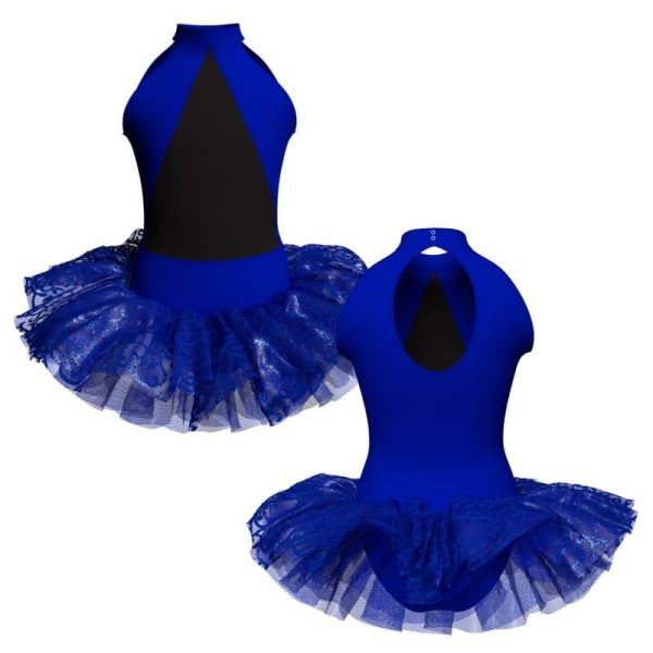 tutu danza senza maniche con copritulle tua119ss34