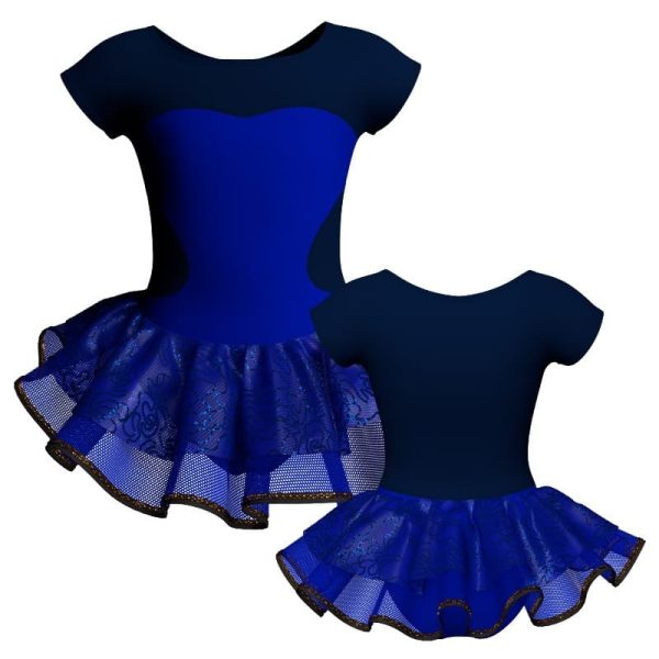 tutu danza senza maniche con inserto sk1001lcs1001ss666