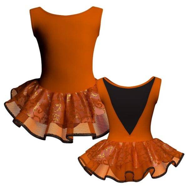 tutu danza senza maniche con inserto sk1001lcs100366