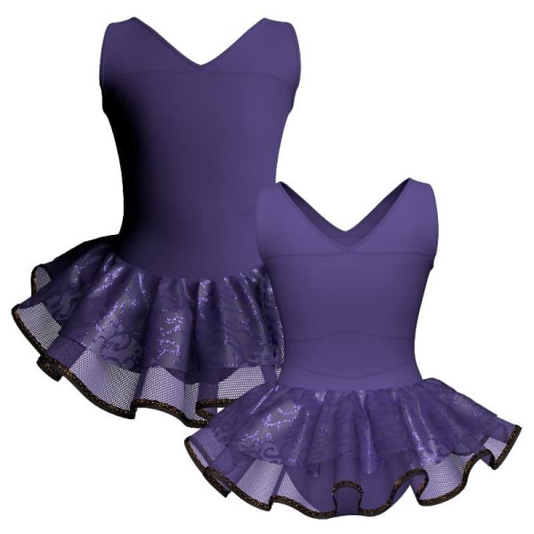 tutu danza senza maniche con inserto sk1001lcs10199