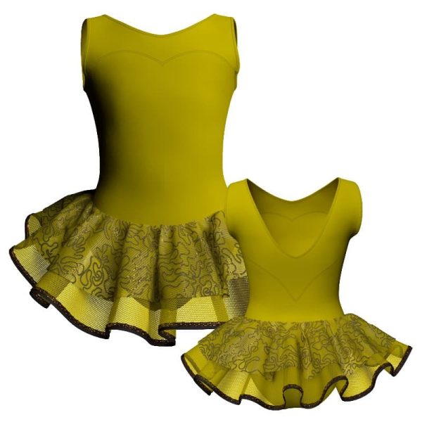 tutu danza senza maniche con inserto sk1001lcs103555