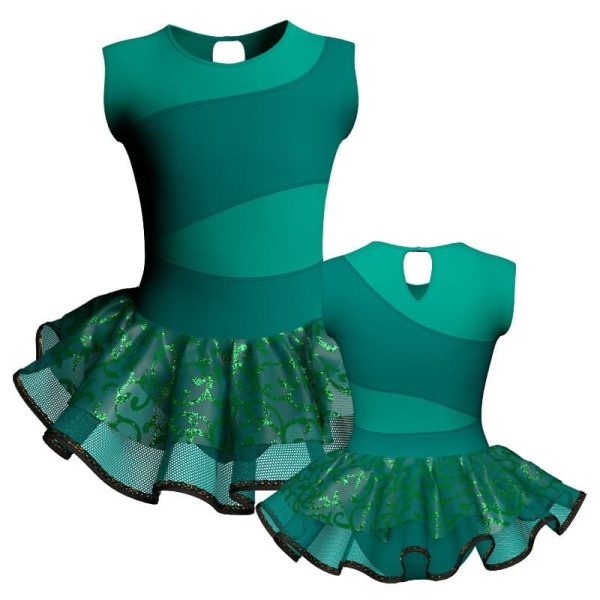 tutu danza senza maniche con inserto sk1001lcs108sst111