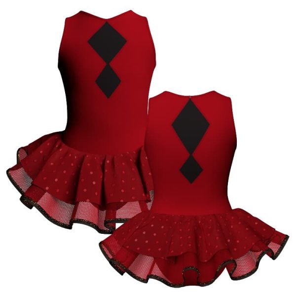 tutu danza senza maniche con inserto sk1001lcs114333