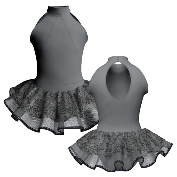 tutu danza senza maniche con inserto sk1001lcs119ss99