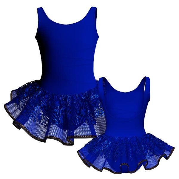 tutu danza senza maniche con inserto sk1001lcs12022