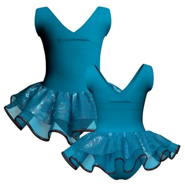 tutu danza senza maniche con inserto sk1001lcs12177