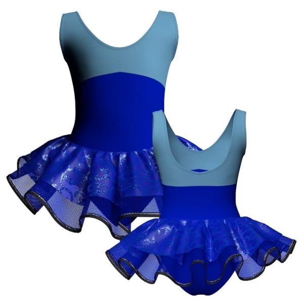 tutu danza senza maniche con inserto sk1001lcs12466